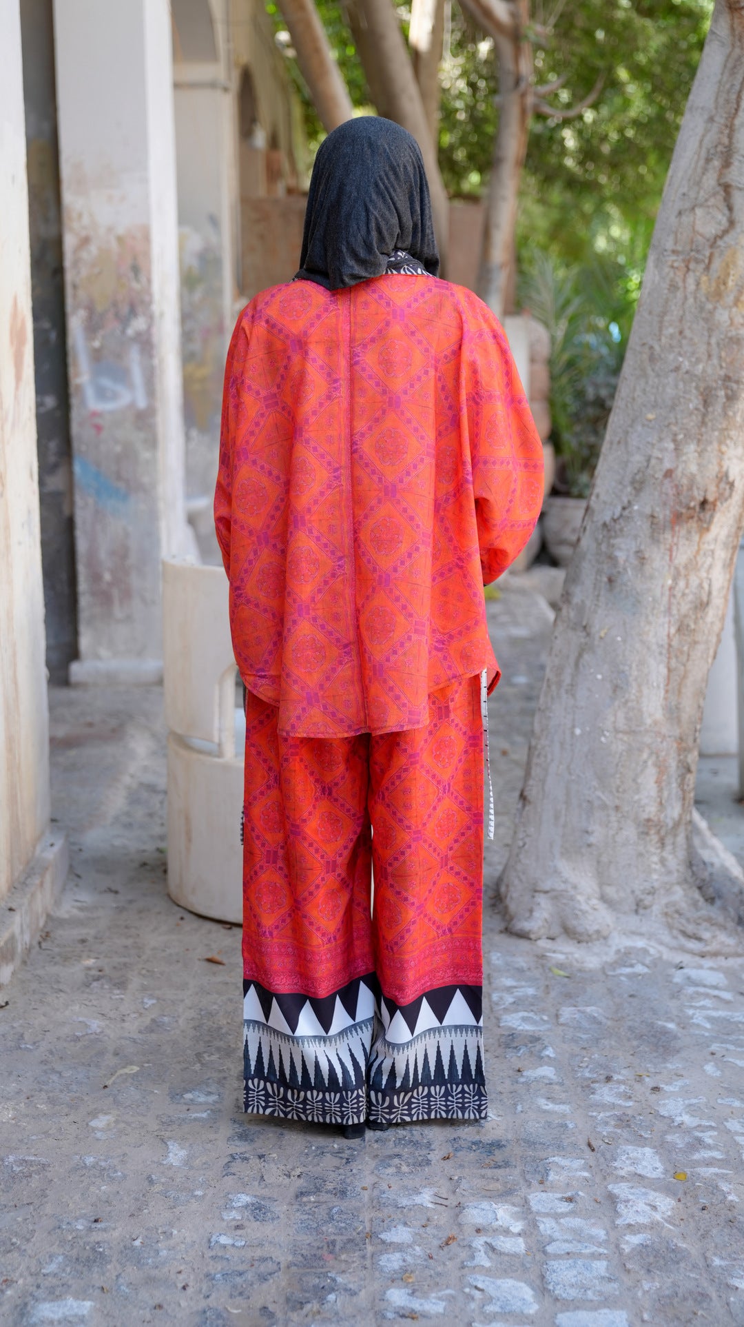 red Coral clay pants