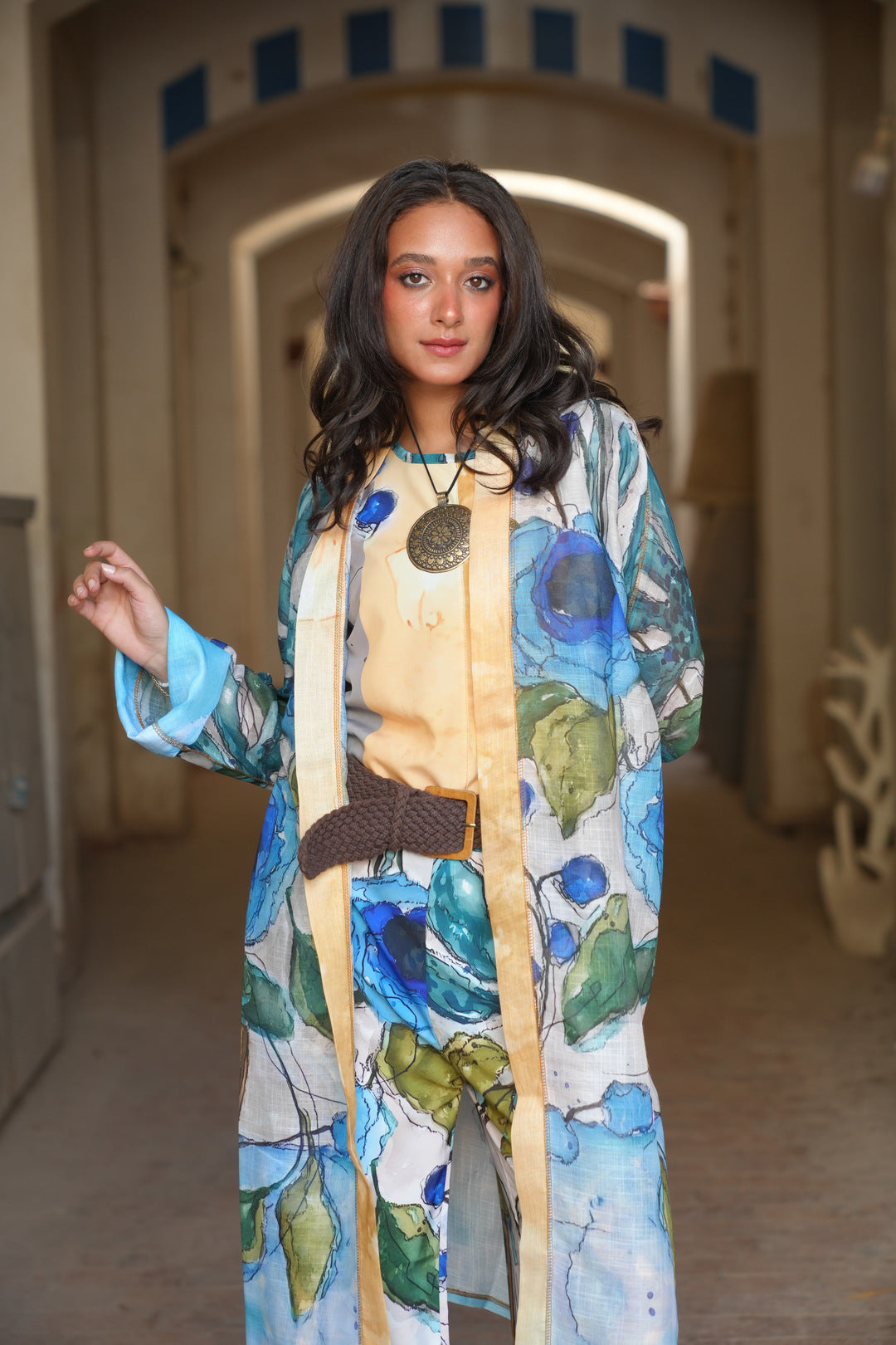 Lagoon Mist kimono