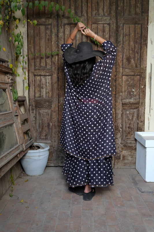 Moonlit Polka skirt