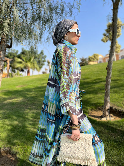 the blues kimono