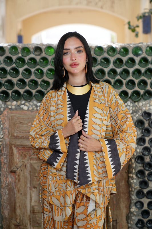 desert clay short kimono