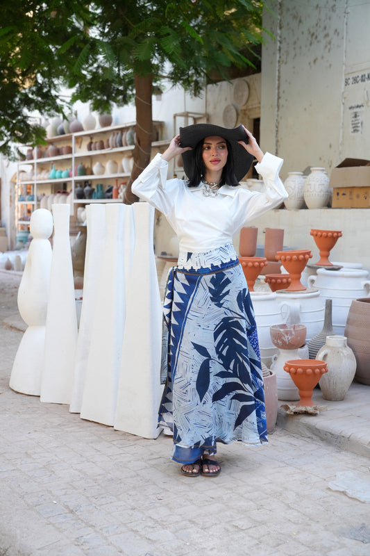 Terracotta Tide skirt